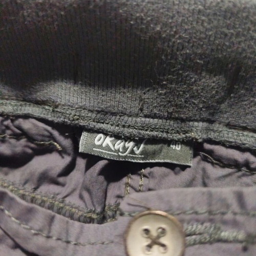 Women's fabric pants used, size L 40 12, gray