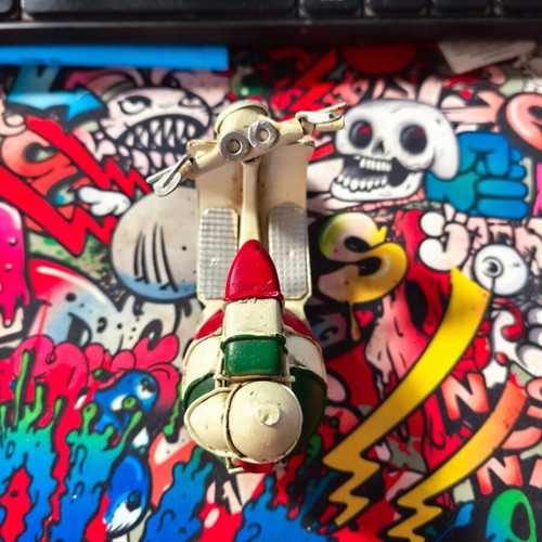 Decorative Vespa scooter miniature used, vintage style