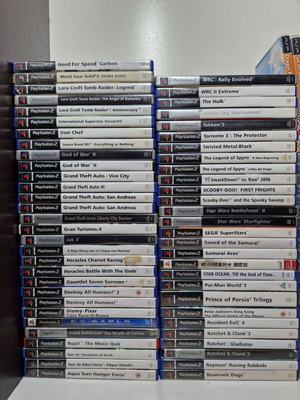 Παιχνίδια PlayStation 2 σαν καινούργια, πακέτο
