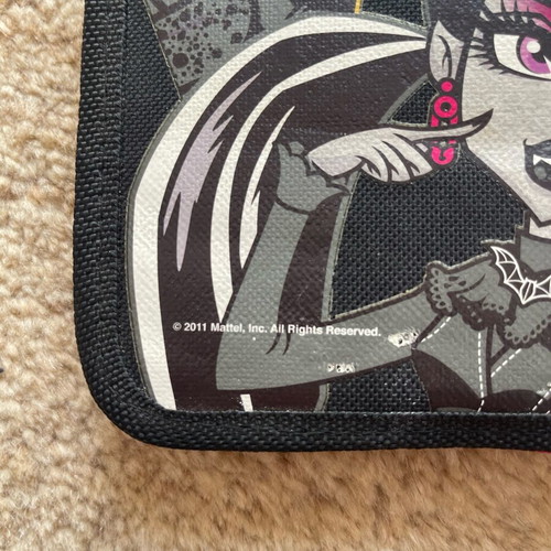 Monster High pencil case used with Scream Team design