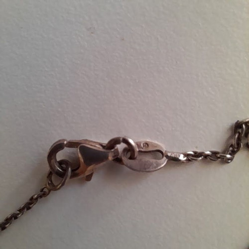 Silver 925 Necklace with Freshwater Pearl Like New