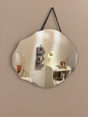 IKEA ROSSARED καθρέφτης τοίχου με αλυσίδα, ασύμμετρο σχέδιο
