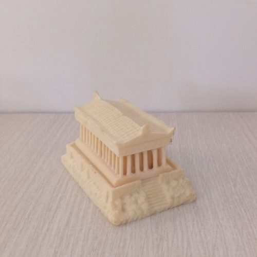Alabaster Acropolis Statue like new, 6×10×6 cm