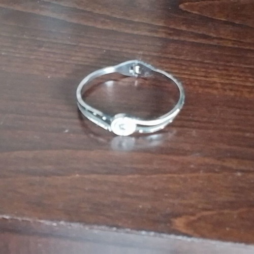 Foldable bracelet white and gray, new