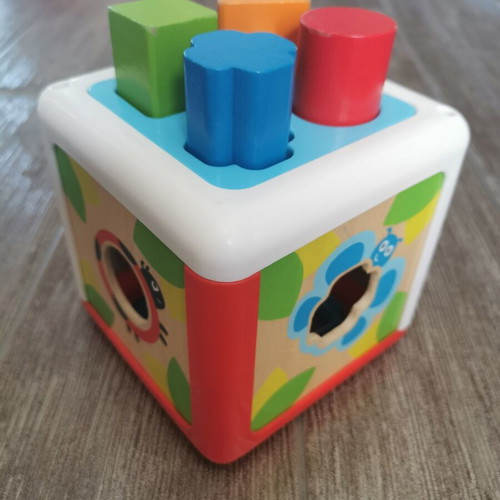 Fine Motor Skills Cube used, with slight wear