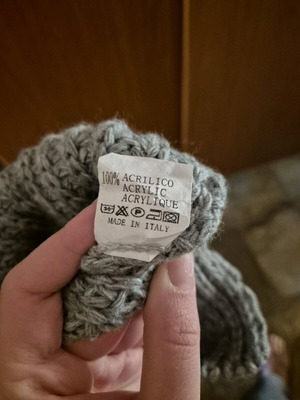 Φόρεμα πλεκτό με ψηλό λαιμό σαν καινούργιο, γκρι