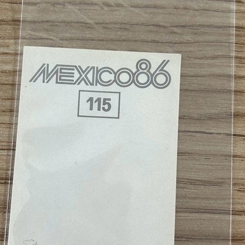 Armamdo Manzo Mexico Panini World Cup 1986 sticker used authentic