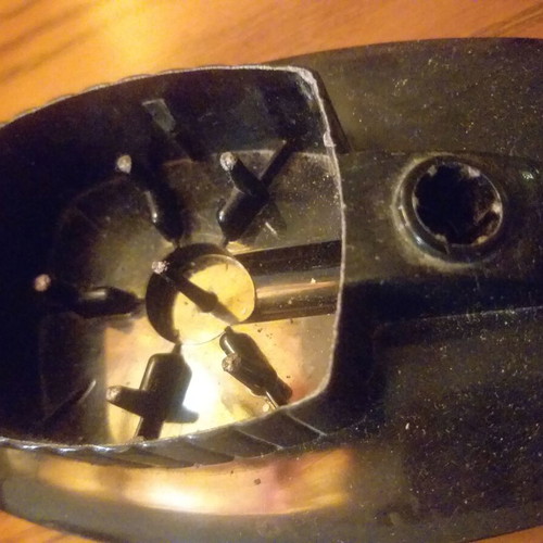 Vintage inkwell used, unique style