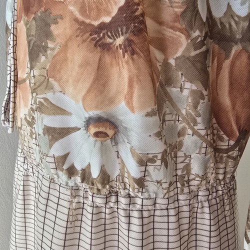 Vintage dress 1970s brown, used, size S