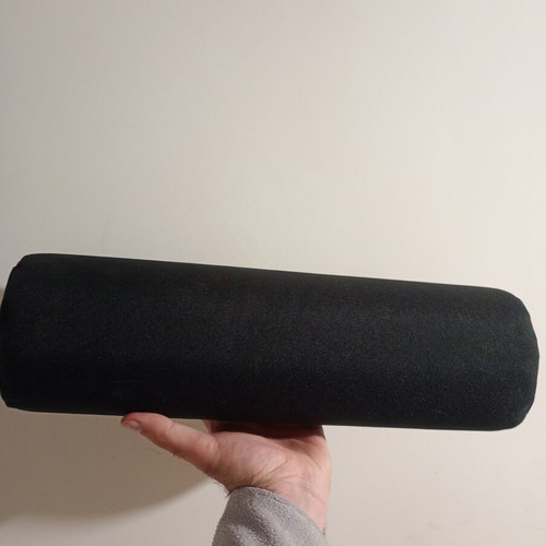 Cylindrical lumbar or neck support pillow like new, soft foam interior