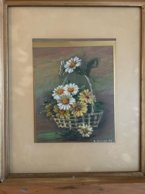 Original painting by K. Athanasiou used with frame 32x39
