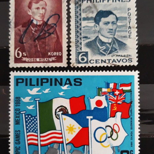 Σφραγίδες Φιλιππίνες 1959, 1962 & 1968 σαν καινούργιες, σετ 3 τεμαχίων