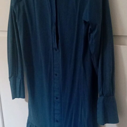 Zara Long Dress Blue Medium Like New