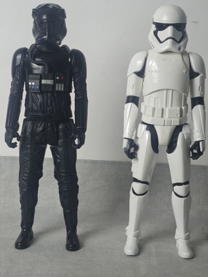 Star Wars Hasbro set of 2 First Order figures 30 cm Stormtrooper & TIE Fighter Pilot