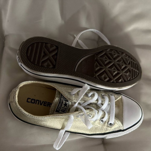 Converse Chuck Taylor All Star Metallic Low Top very good condition, size 37, gold