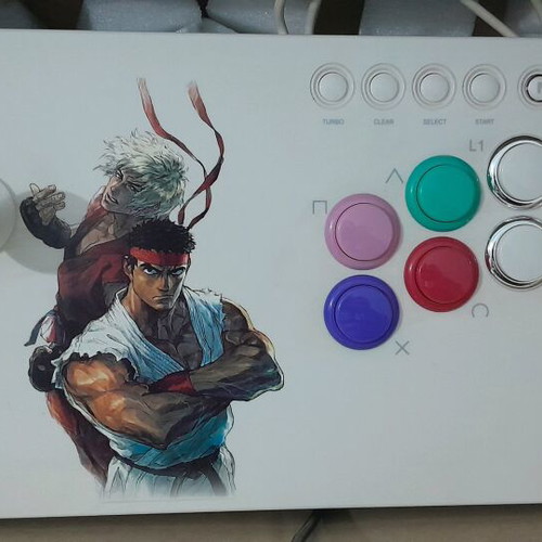 Fighter 4 Arcade Stick used, 2-joystick set for PS2/PS3/PC