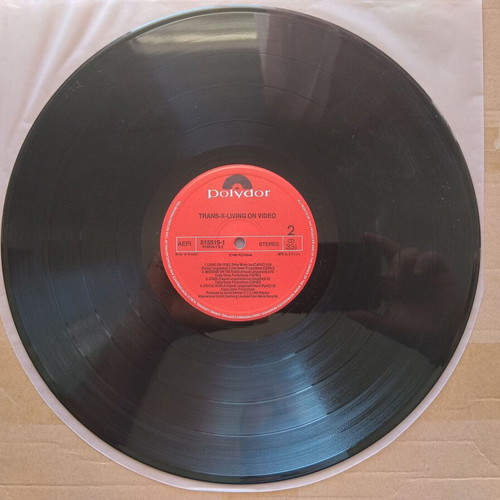 Trans-X Living On Video LP used, electronic