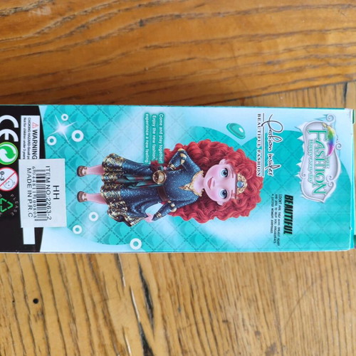 Princess Merida doll new with long hair and satin dress