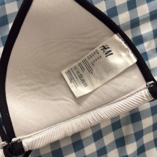 H&M bikini like new, black and white, sizes XL and XXL