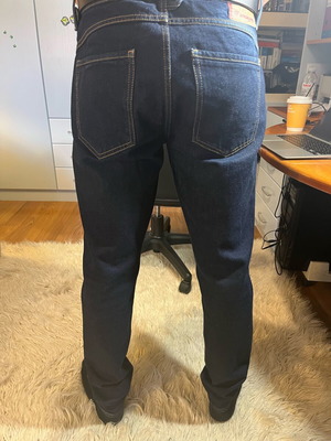 Τζιν Brokers σκούρο μπλε slim fit μεταχειρισμένο, μέγεθος 34