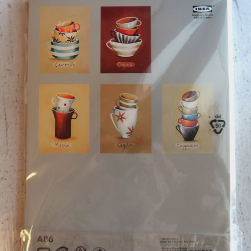 IKEA KORT Nicola Evans cards 5 pcs 13x18cm with envelopes new