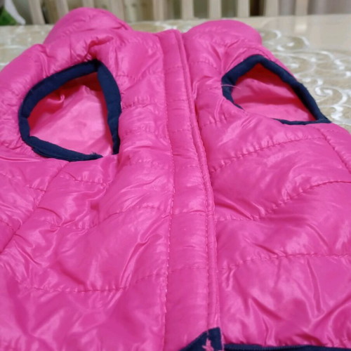 Dog waterproof jacket fuchsia like new