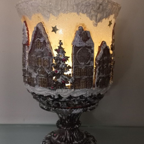 Handmade Christmas decoration vase new with lighting
