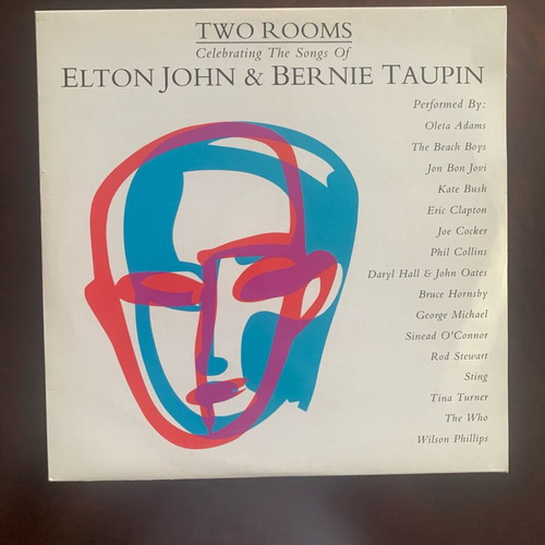 Two Rooms double vinyl 2LP used tribute album to Elton John & Bernie Taupin