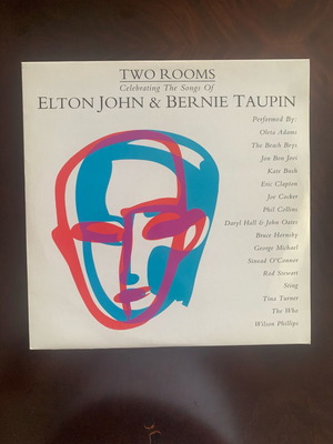 Two Rooms double vinyl 2LP used tribute album to Elton John & Bernie Taupin