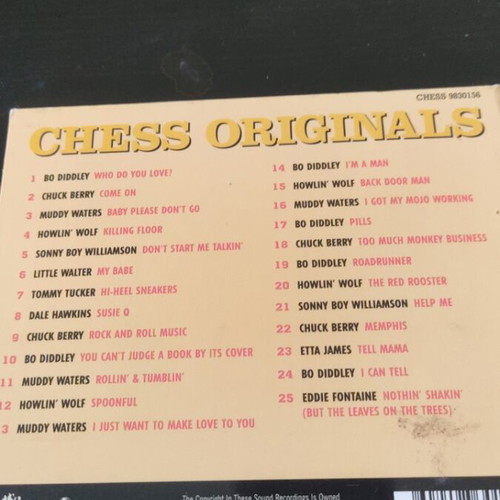 Chess Originals Blues CD like new