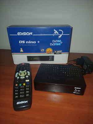 Edision OS Nino+ Δορυφορικός Αποκωδικοποιητής Full HD DVB-S2 DVB-T2 DVB-C σαν καινούργιο