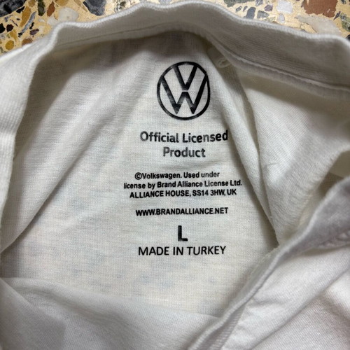 Volkswagen Golf GTI white t-shirt small-medium like new