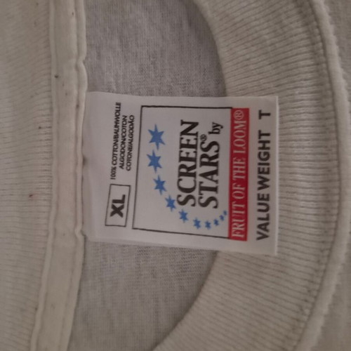 T-Shirt Toro Tenerife used, XL, Fruit of the Loom, white