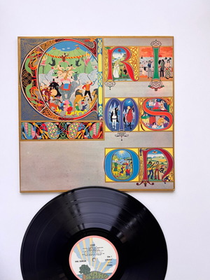 King Crimson Lizard LP употребяван, 1-во английско преиздание 1970, gatefold