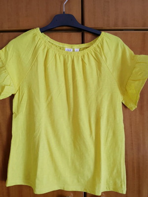 Gap Kids blouse new, yellow, size XL for 14 years old
