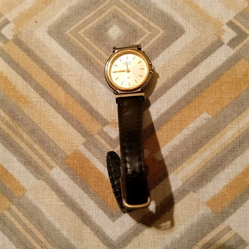 Orient women's vintage watch used, gold color
