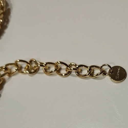 S steel necklace stainless steel gold color like new