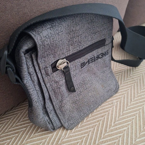 Energie crossbody shoulder bag refurbished, grey