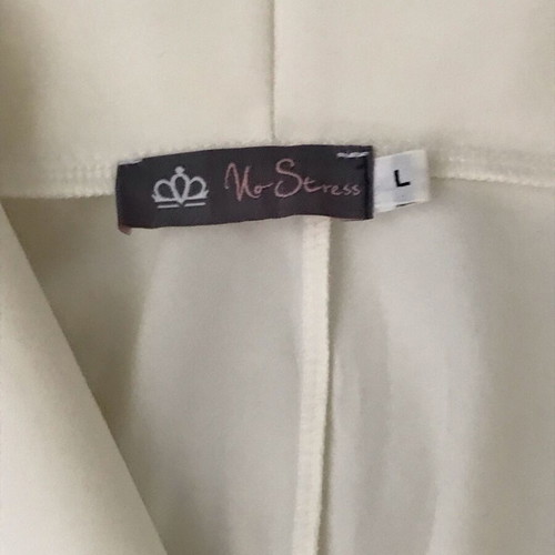 Women's jumpsuit like new, ecru with bronze belt, size L