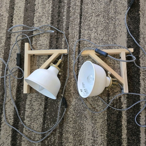 Wall lights new, set of 2 unused