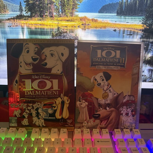 101 Dalmatians DVDs used, dubbed in Greek, set of 2