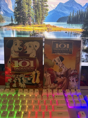101 Dalmatians DVDs used, dubbed in Greek, set of 2