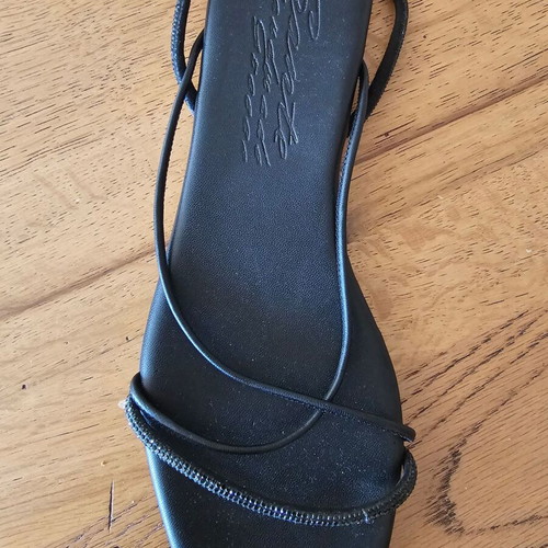 Sante Lace Up Sandals like new, black, size 38