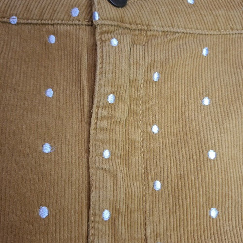 Cotton corduroy skirt TU mustard-yellow size 50-52 like new