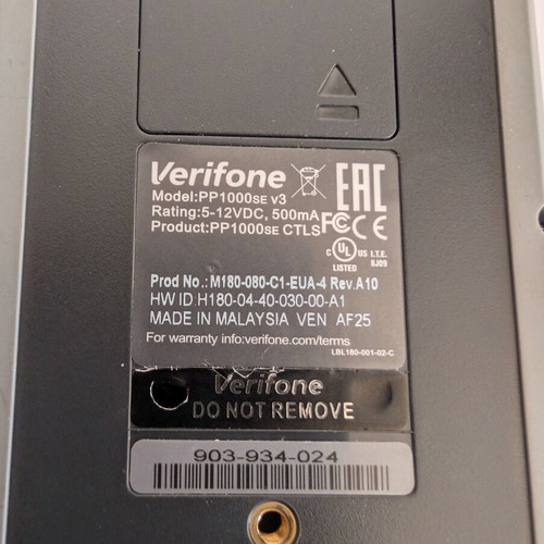 VeriFone PINPad 1000SE V3 used, fully functional POS device