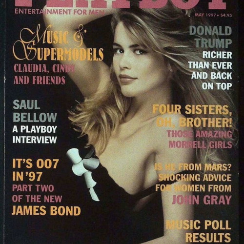 Playboy May 1997 magazine used with Claudia Schiffer and supermodels