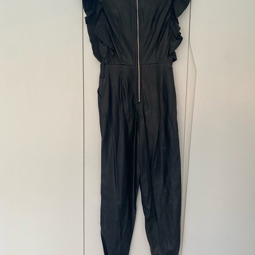 Bershka faux leather jumpsuit size XS like new