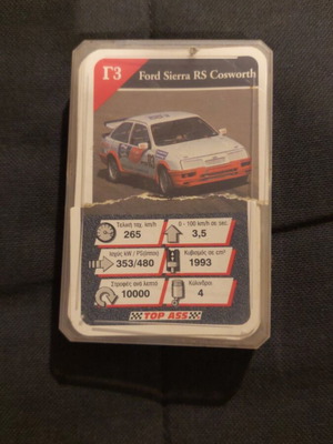 Yperatou complete card deck used, first card torn