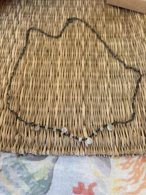 Handmade Necklace with Moonstone and Gift Box new