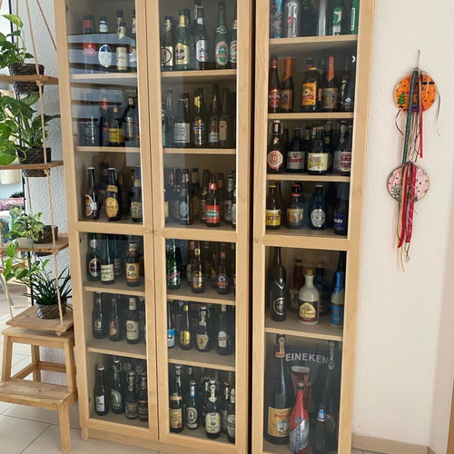 Beer bottle collection used, over 200 pieces